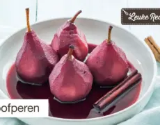 Deliciosas Stoofperen: Una receta fácil y rápida para disfrutar en cualquier ocasión