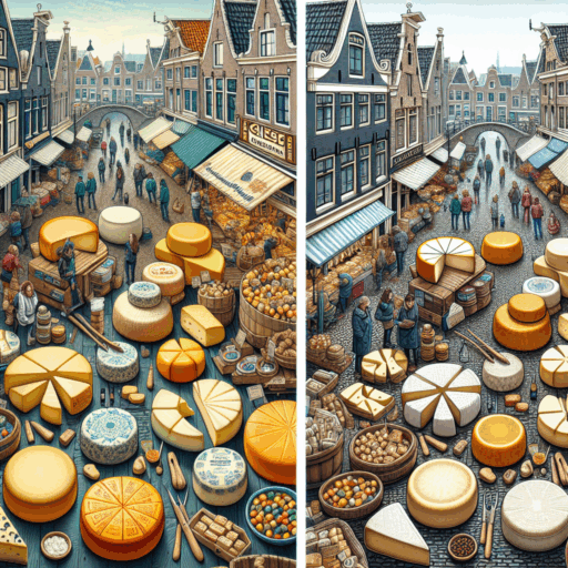 Mercados de queso en Alkmaar y Gouda.