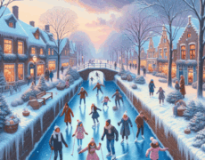 Turismo en Holanda: Patinaje sobre Hielo en los Canales